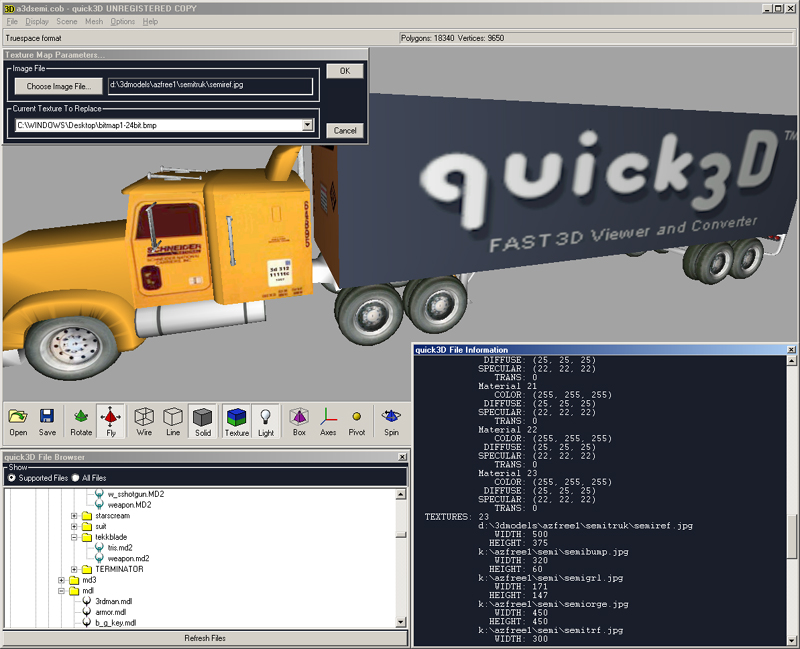 Screenshot of quick3D Professional 4.0